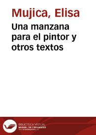 Una manzana para el pintor y otros textos
