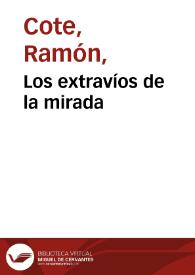 Los extravíos de la mirada