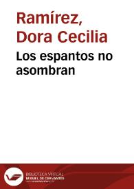 Los espantos no asombran