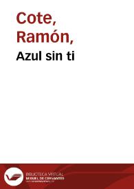 Azul sin ti