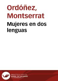 Mujeres en dos lenguas