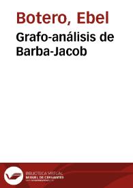 Grafo-análisis de Barba-Jacob
