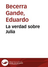 La verdad sobre Julia
