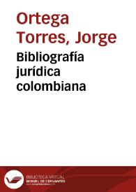 Bibliografía jurídica colombiana