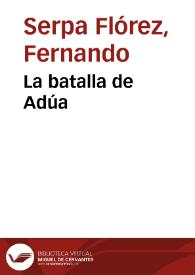 La batalla de Adúa