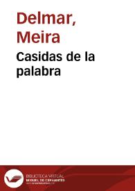 Casidas de la palabra