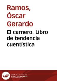 El carnero. Libro de tendencia cuentística