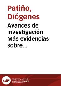 Avances de investigación Más evidencias sobre orfebrería temprana en Tumaco-Tolita, Costa Pacífica.