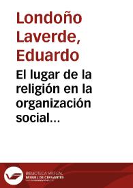 El lugar de la religión en la organización social muisca