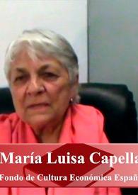 Entrevista a María Luisa Capella (Fondo de Cultura Económica)