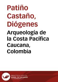Arqueología de la Costa Pacífica Caucana, Colombia