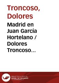 Madrid en Juan García Hortelano