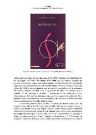 Llibres del Mall (Sant Boi de Llobregat, 1973-1975) -- Edicions del Mall (Sant Boi de Llobregat, 1975-1984. Barcelona, 1984-1988) [Semblanza]
