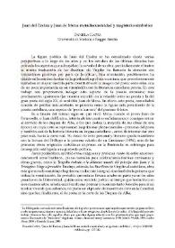 Juan del Encina y Juan de Mena: metadiscursividad y magisterio simbólico