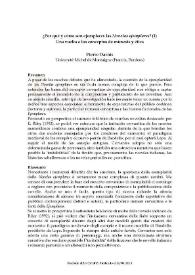 ¿Por qué y cómo son ejemplares las 'Novelas ejemplares'? (I) Una vuelta a los conceptos de mímesis y ética