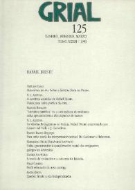 Grial : revista galega de cultura. Núm. 125, 1995