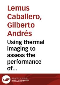 Using thermal imaging to assess the performance of thermal insulation of a building and develop alternatives to increase energy efficiency as a way...