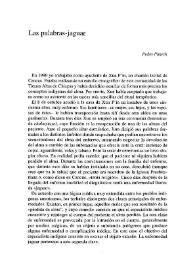 Las palabras-jaguar