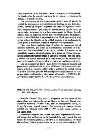 Simone de Beauvoir: 'Cuando predomina lo espiritual'. Edhasa, 1981, 268 págs.