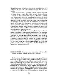 Mariano Peset: 'Dos ensayos sobre la propiedad de la tierra'. Editoriales de Derecho Reunidas, Madrid, 1982; 274 págs. 