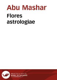 Flores astrologiae
