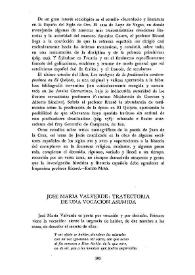 José María Valverde: trayectoria de una vocación asumida