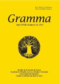 Gramma. Año XXVIII, número 59, 2017