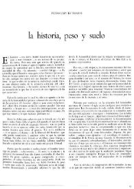 La historia, peso y suelo