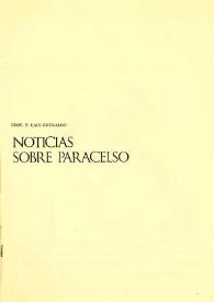 Noticias sobre Paracelso