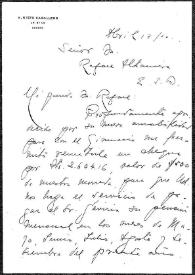 Carta de Agustín Nieto Caballero a Rafael Altamira. Bogotá, 7 de abril de 1920