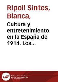 Cultura y entretenimiento en la España de 1914. Los relatos breves en 'La Esfera' 