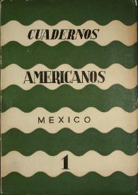 Cuadernos americanos. Año XIX, vol. CVIII, núm. 1, enero-febrero de 1960