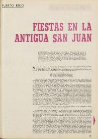 Fiestas en la antigua San Juan