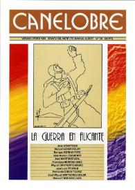 Canelobre, 7/8 (verano-otoño 1986). La guerra en Alicante