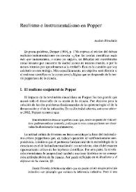 Realismo e instrumentalismo en Popper