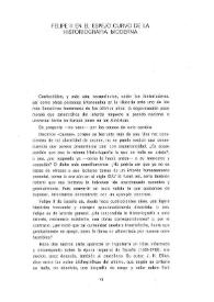 Felipe II en el espejo curvo de la historiografía moderna