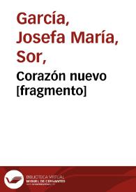Corazón nuevo [fragmento]