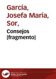 Consejos [fragmento]