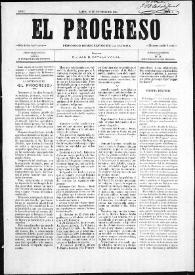 El Progreso : Periódico Democrático de la Marina. Núm. 8, 16 de octubre de 1884