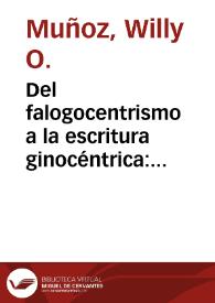 Del falogocentrismo a la escritura ginocéntrica: 'Cambio de armas' de Luisa Valenzuela