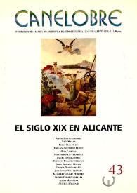 Canelobre, 43 (invierno 2000-2001). El siglo XIX en Alicante
