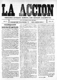 La Acción : periódico católico quincenal. Núm. 26, 13 de febrero de 1908