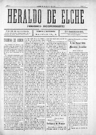 Heraldo de Elche :  Periódico Independiente. Núm. 4, 25 de mayo de 1907