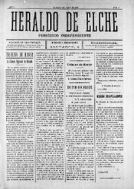 Heraldo de Elche :  Periódico Independiente. Núm. 6, 8 de junio de 1907