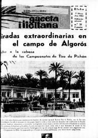 Gaceta Ilicitana

. Núm. 21, 7 de marzo de 1964