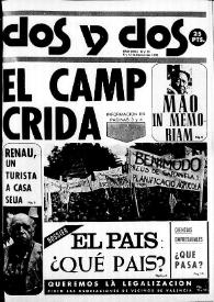 Dos y Dos : Revista Valenciana de Información General. Núm. 17 y 18, 5 y 12 de septiembre de 1976