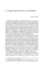 La imagen digital en Cuba y Colombia