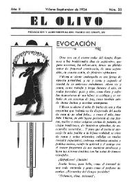 El Olivo: Órgano de los A. Alumnos Salesianos. Núm. 35, septiembre de 1934