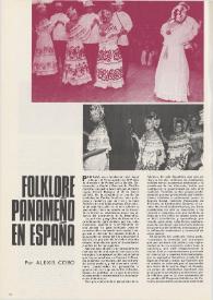 Folklore panameño en España