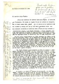 Carta de María Zambrano a Camilo José Cela. Crozet-par-Gex, Francia, 1 de marzo de 1966
